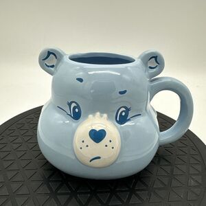Blue Care Bear Silver Buffalo Coffee Cup NEW